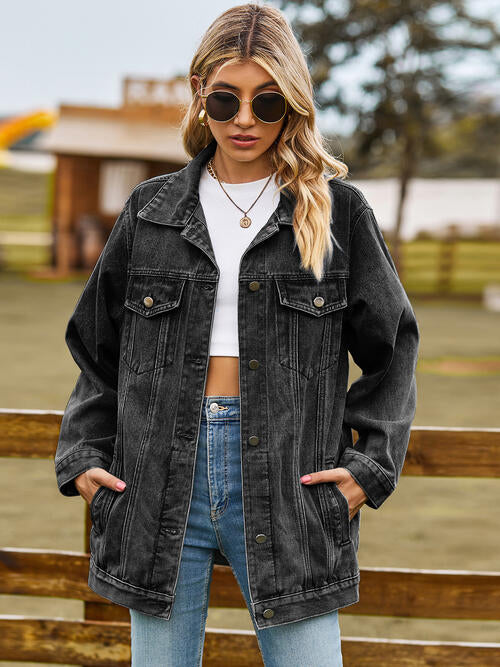 Stilla | Denimjakke Med Lommer