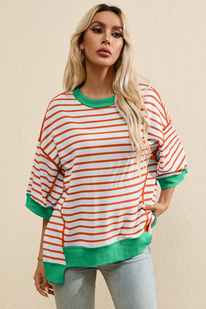 Stilla | Rund hals halværmet t-shirt
