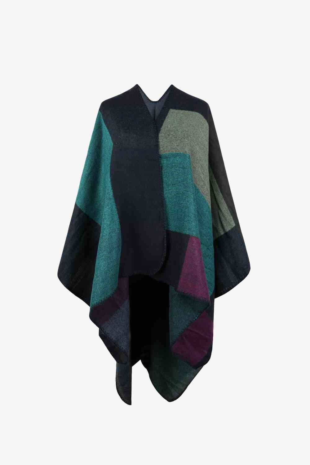 Stilla | Block Åben Front Poncho