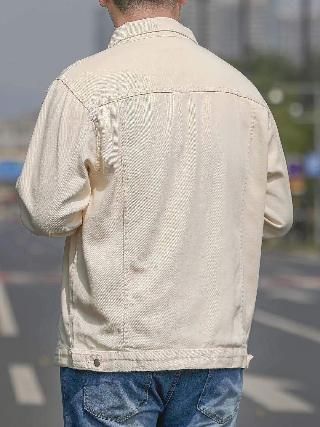 Skovae | Bomuldsherreinjakke i den afslappede denimstil