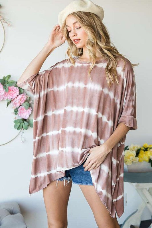 Stilla | Tie Dye Rund Hals Tunika