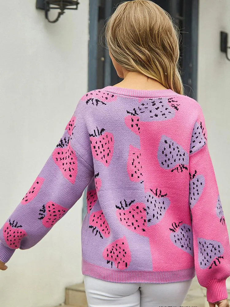 Stilla | Cardigan Jordbær