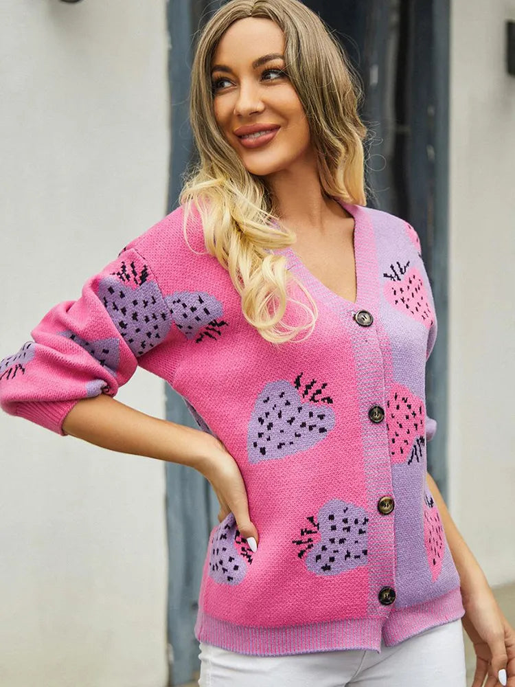 Stilla | Cardigan Jordbær