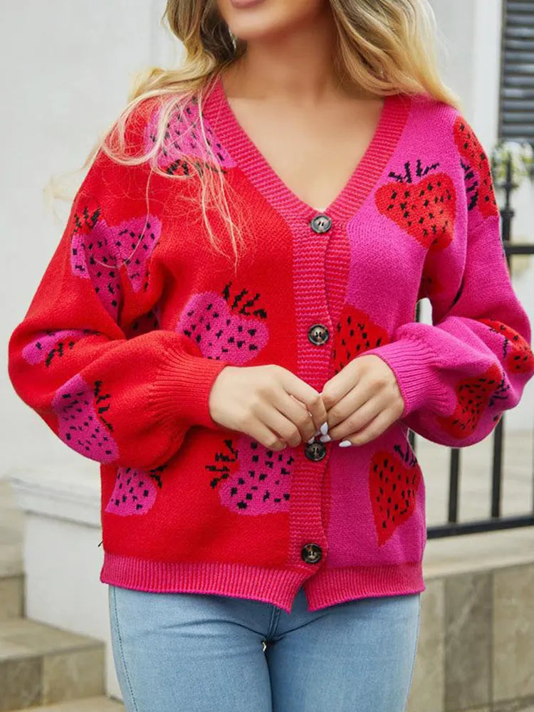 Stilla | Cardigan Jordbær