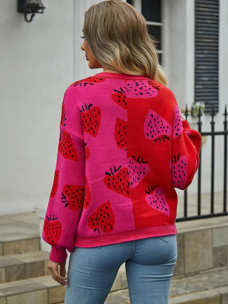 Stilla | Cardigan Jordbær