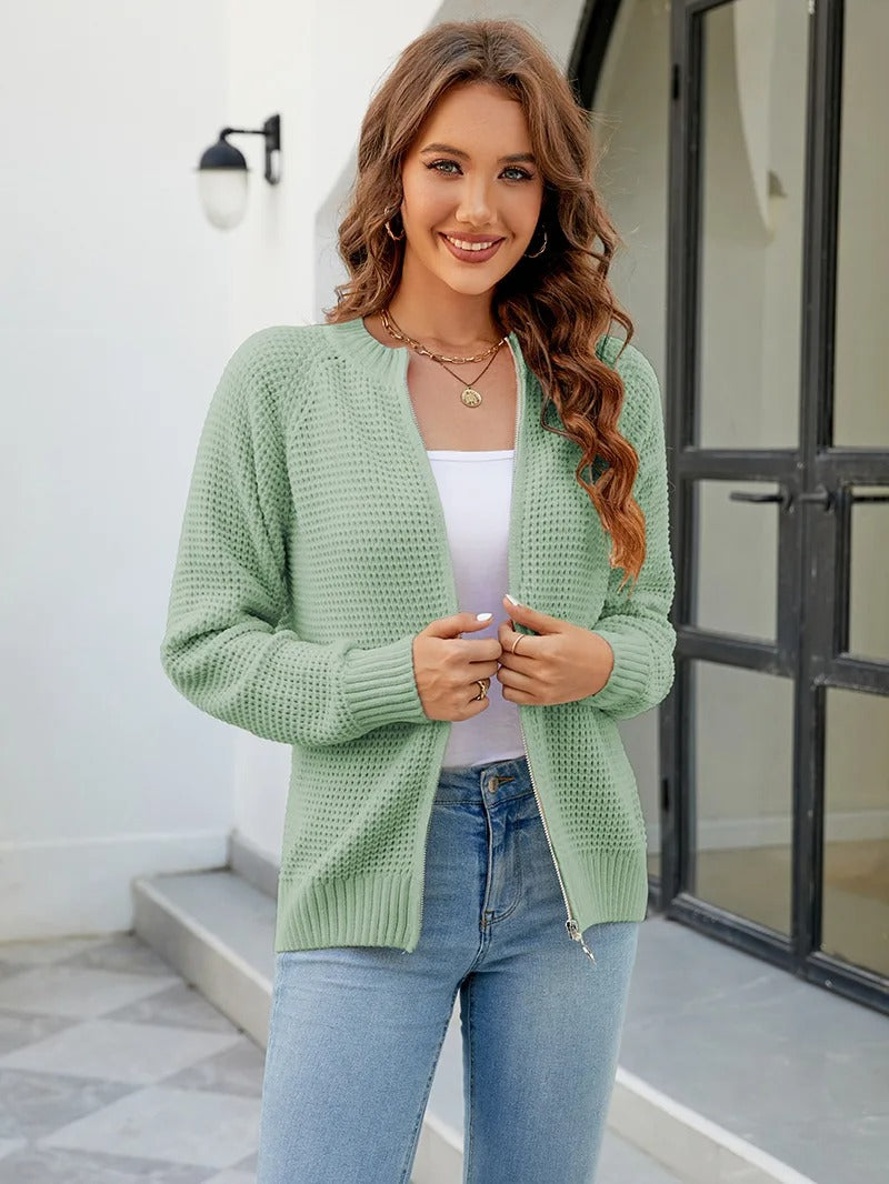 Stilla | Komfortabel lynlås cardigan