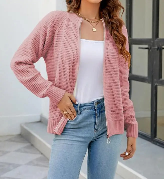 Stilla | Komfortabel lynlås cardigan