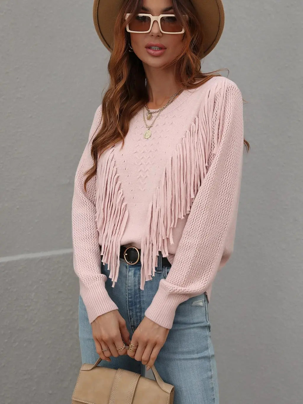 Stilla | Elegant frynse sweater