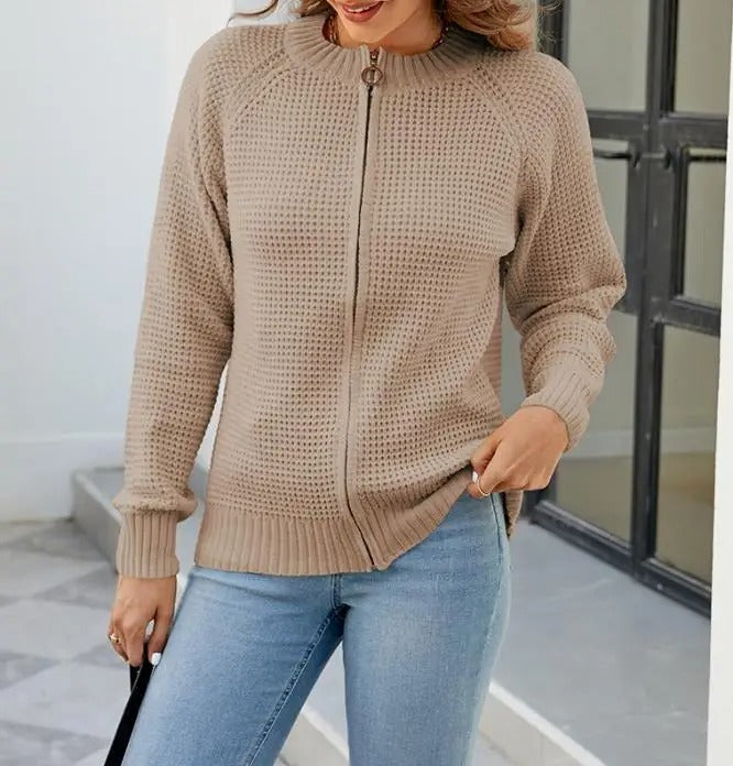 Stilla | Komfortabel lynlås cardigan