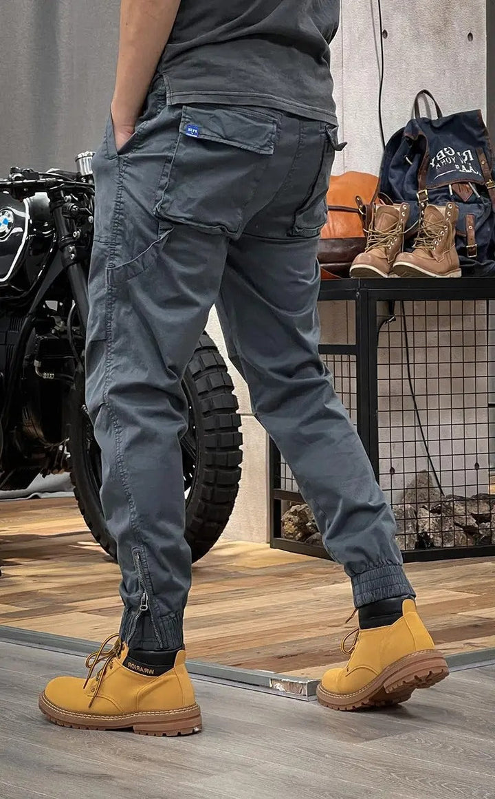 Stilla | Stretch cargo bukser med lommer