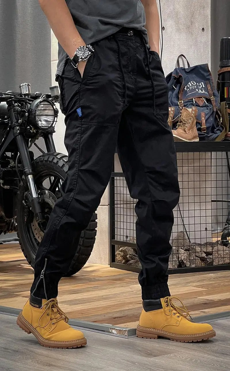 Stilla | Stretch cargo bukser med lommer