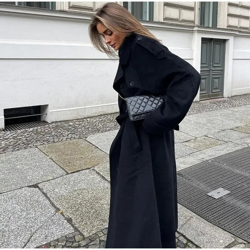 Stilla | Dame Dobbelt-Knap Trenchcoat