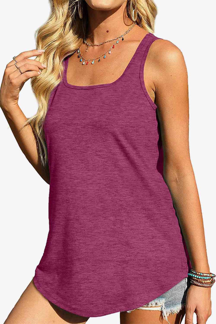 Stilla | Hem Square Neck Tank