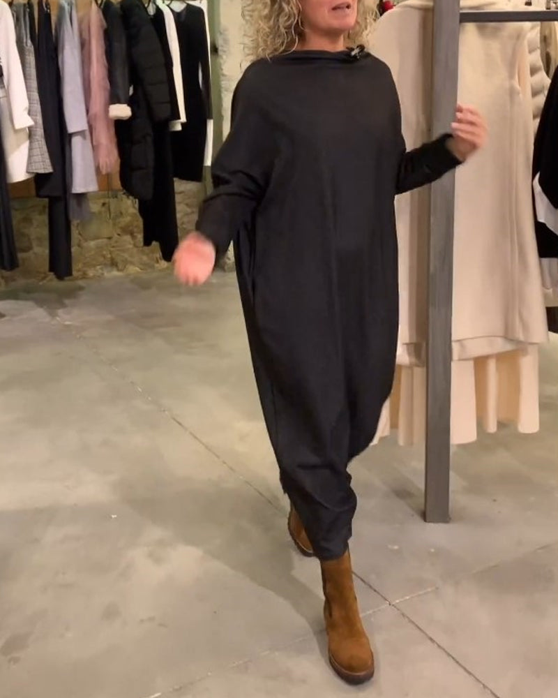 Stilla | Shift kjole med flagermusærmer