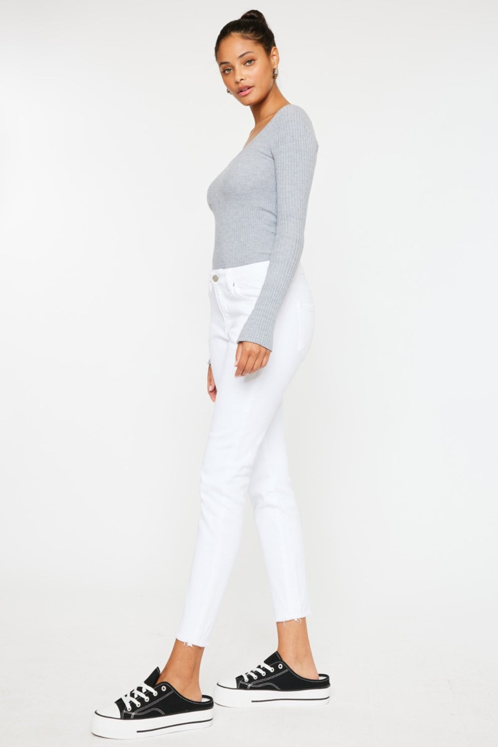 Stilla | Mid Rise Ankle Skinny Jeans