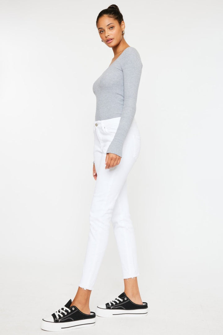 Stilla | Mid Rise Ankel Skinny Jeans