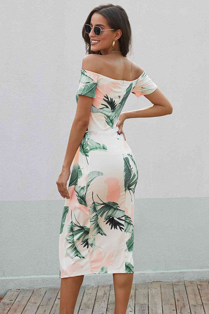 Stilla | Off-shoulder Split Kjole