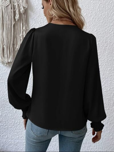 Stilla | Vaffel-strikket Bluse