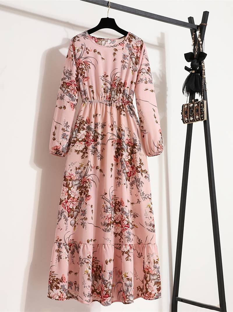 Stilla | Boheme Maxi Kjole Med Blomsterprint