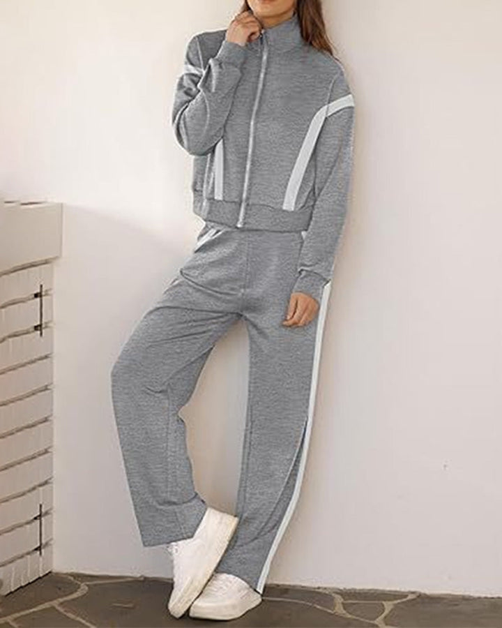 Stilla | Sæt med Sporty Casual Stil Egenskaber Fra Jakke og Bukser