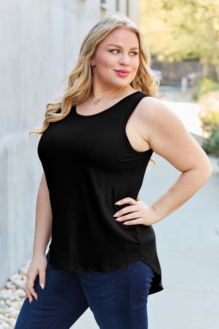 Stilla | Bae Bamboo Full Size Rund Hals Tanktop