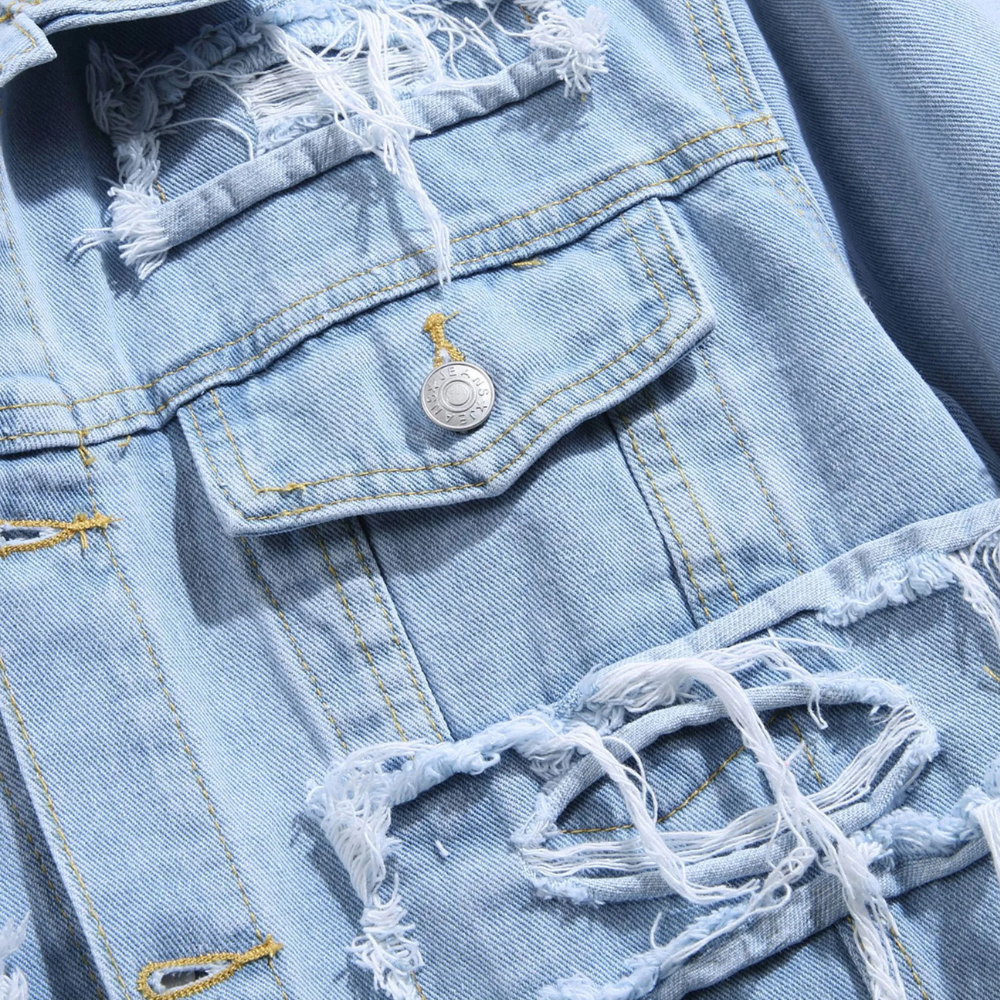 Stilla | Afslappet Denim Jakke til Herrer