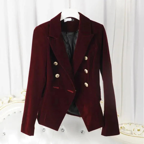 Stilla | Douceur Velvet Blazer Dame - Casual - Ensfarvet