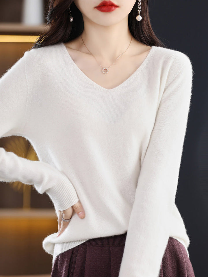 Stilla | V-udskæring Pullover Dame