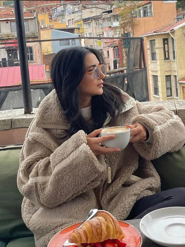 Stilla | Frakke Teddy Oversize