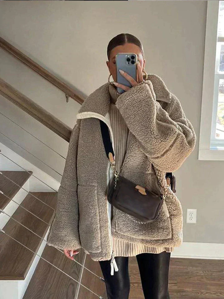 Stilla | Frakke Teddy Oversize