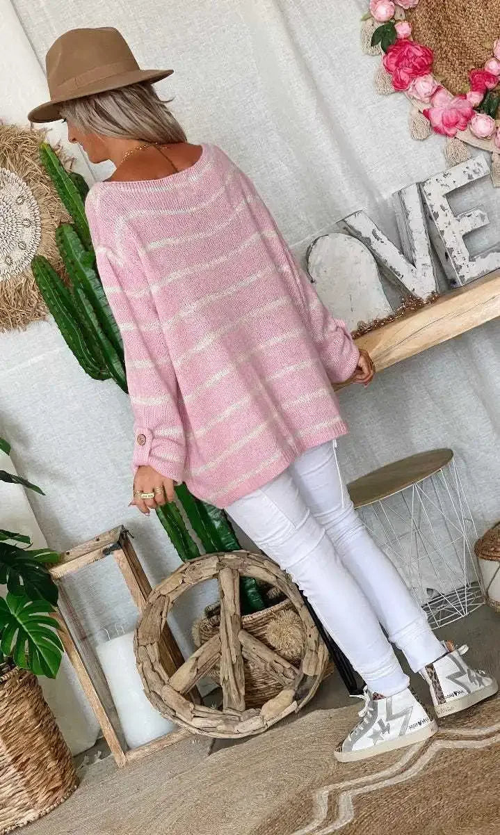 Stilla | Smart Stribet Pullover