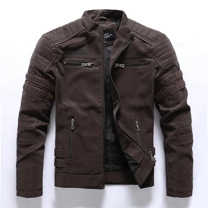Stilla | Motorcykeljakke Slim Fit Fleece-fór Quilted detaljer Lynlås lommer