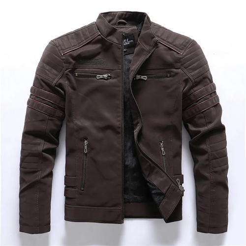 Stilla | Motorcykeljakke Slim Fit Fleece-fór Quilted detaljer Lynlås lommer