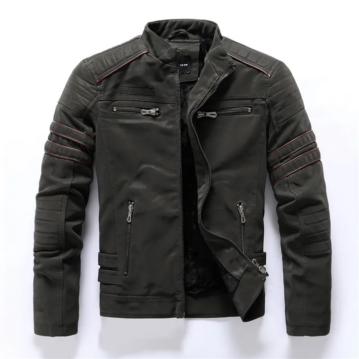 Stilla | Motorcykeljakke Slim Fit Fleece-fór Quilted detaljer Lynlås lommer