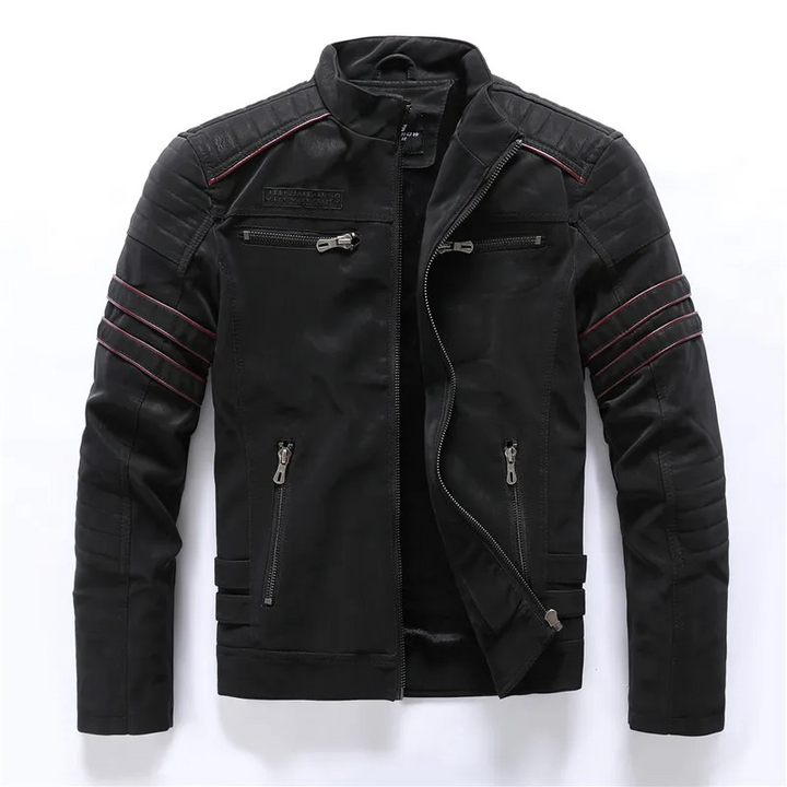 Stilla | Motorcykeljakke Slim Fit Fleece-fór Quilted detaljer Lynlås lommer