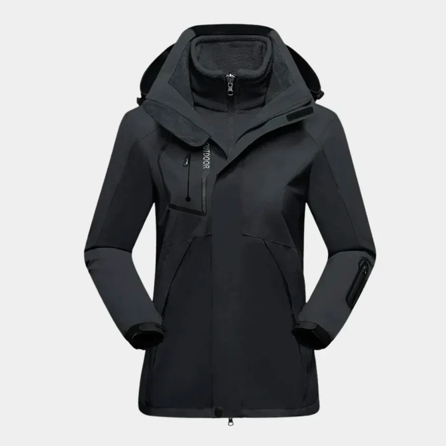 Stilla | Outdoor-jakke Vandafvisende Skal Fleece Indervarer 2-i-1 Design