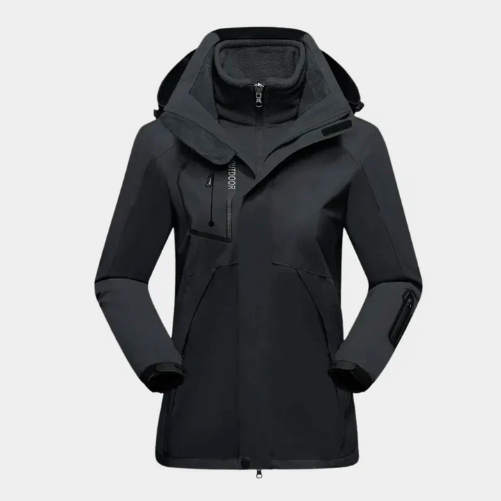Stilla | Outdoor-jakke Vandafvisende Skal Fleece Indervarer 2-i-1 Design