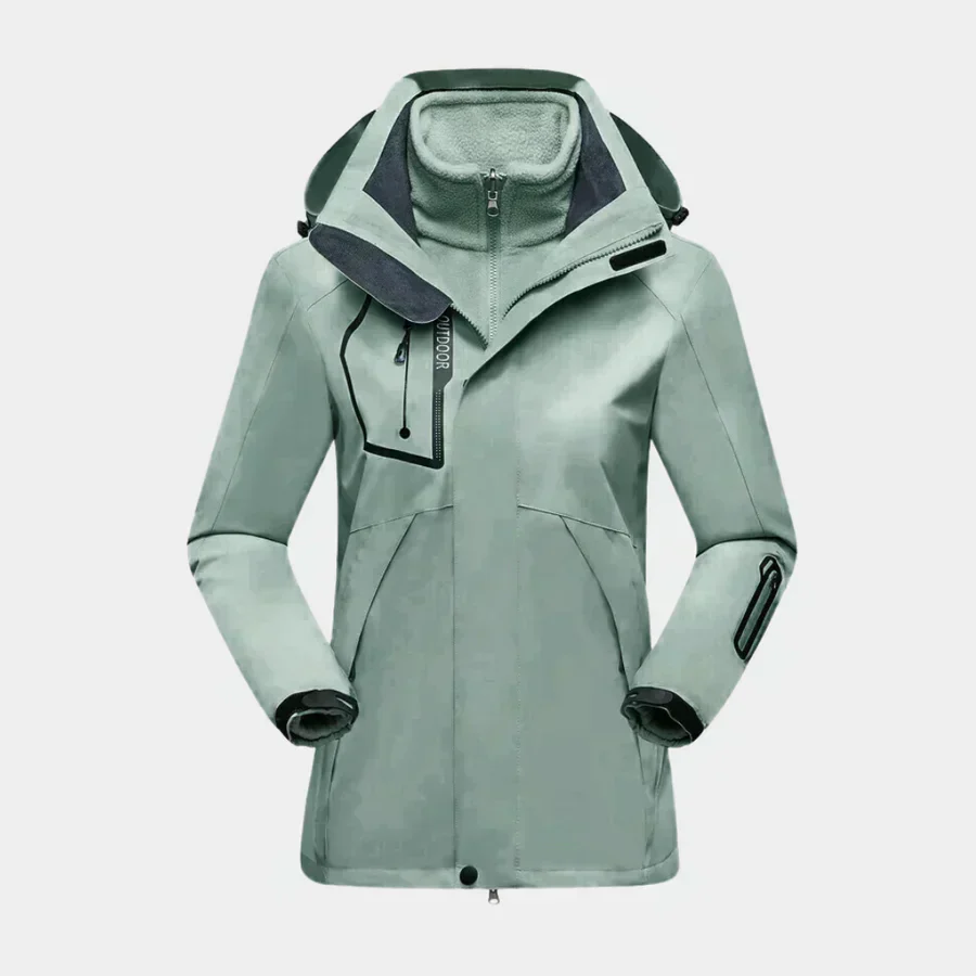 Stilla | Outdoor-jakke Vandafvisende Skal Fleece Indervarer 2-i-1 Design