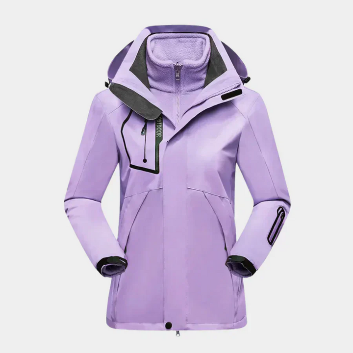 Stilla | Outdoor-jakke Vandafvisende Skal Fleece Indervarer 2-i-1 Design