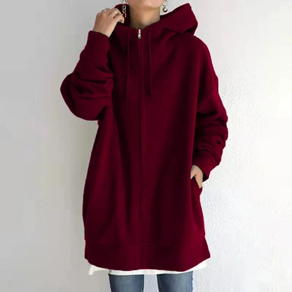 Stilla | Dame-hoodie Efterår/ Med Lynlås