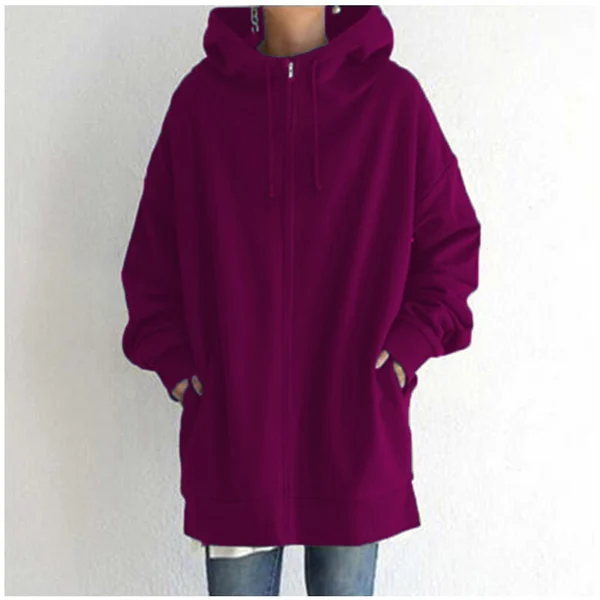 Stilla | Dame-hoodie Efterår/ Med Lynlås