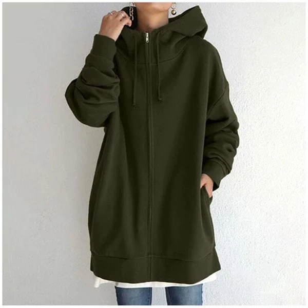 Stilla | Dame-hoodie Efterår/ Med Lynlås