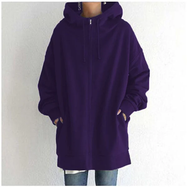 Stilla | Dame-hoodie Efterår/ Med Lynlås
