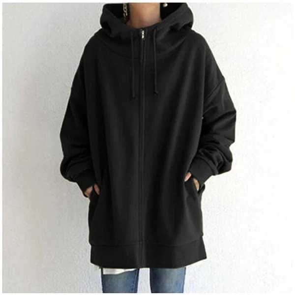 Stilla | Dame-hoodie Efterår/ Med Lynlås