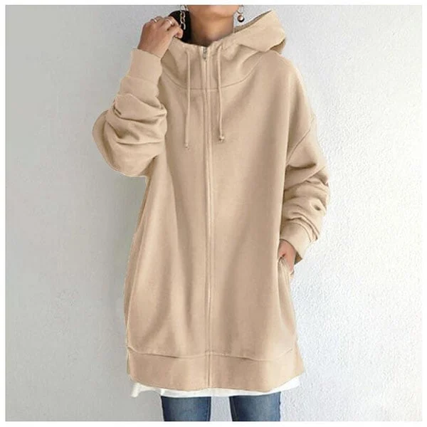 Stilla | Dame-hoodie Efterår/ Med Lynlås