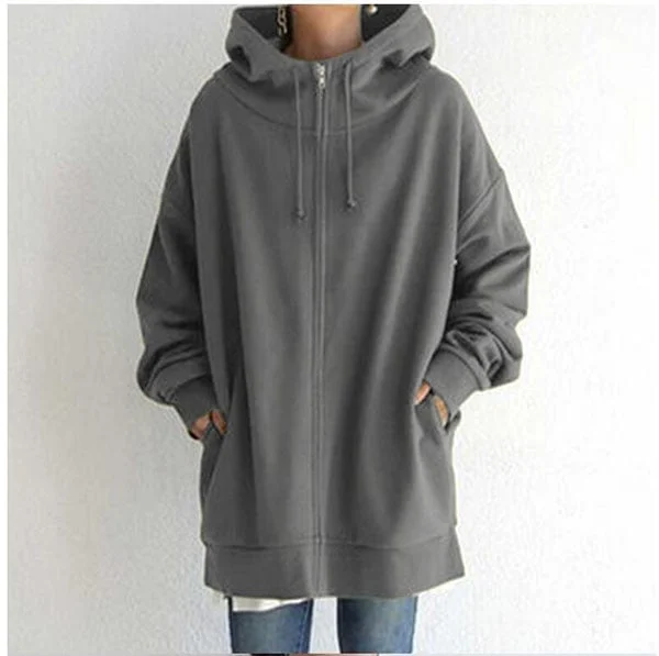 Stilla | Dame-hoodie Efterår/ Med Lynlås