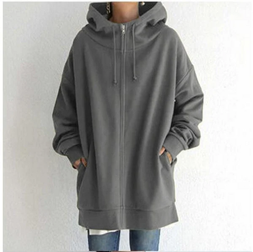 Stilla | Dame-hoodie Efterår/ Med Lynlås