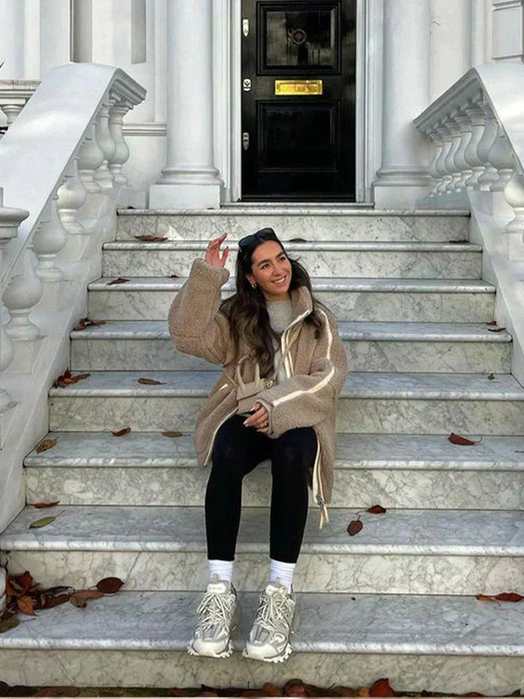 Stilla | Frakke Teddy Oversize