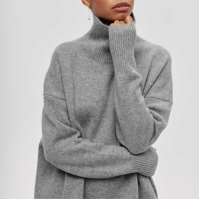 Stilla | Varm strik rullekrave sweater til vinterdage