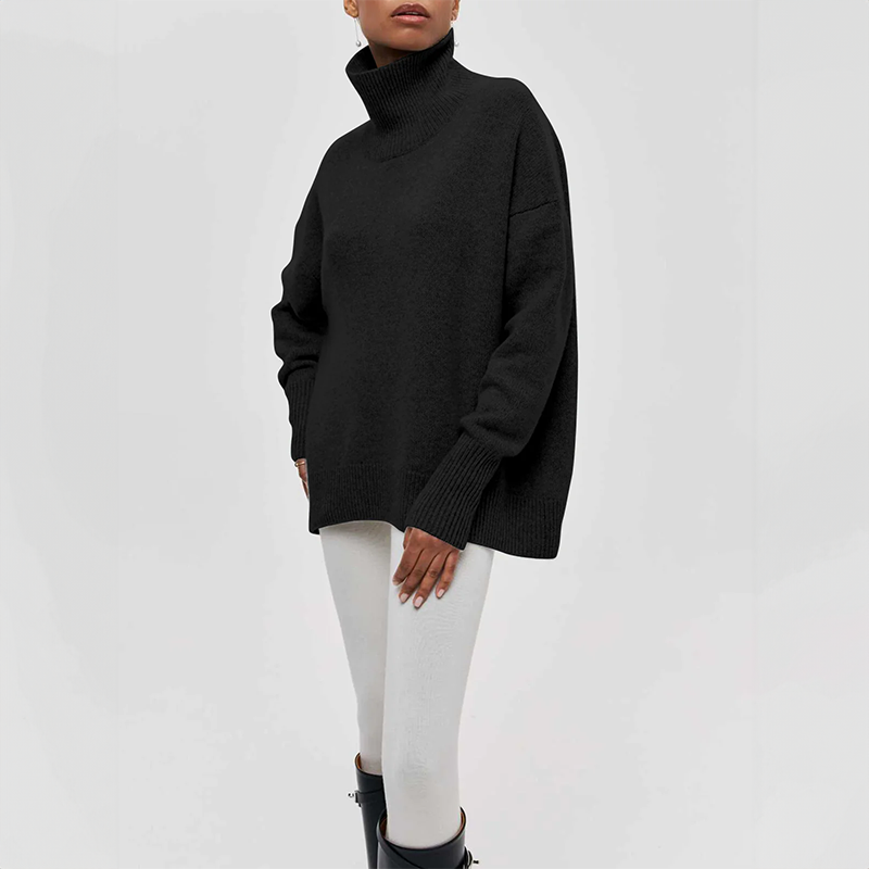 Stilla | Varm strik rullekrave sweater til vinterdage